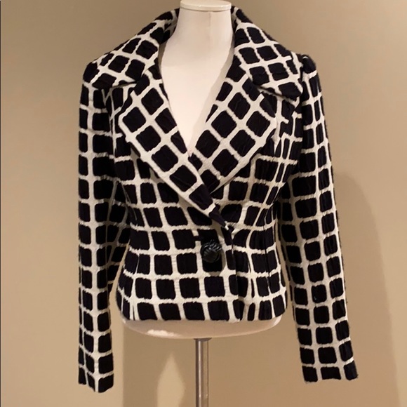 Tracy Reese Jackets & Blazers - Tracy Reese New York black 4 ecru jacket NWT